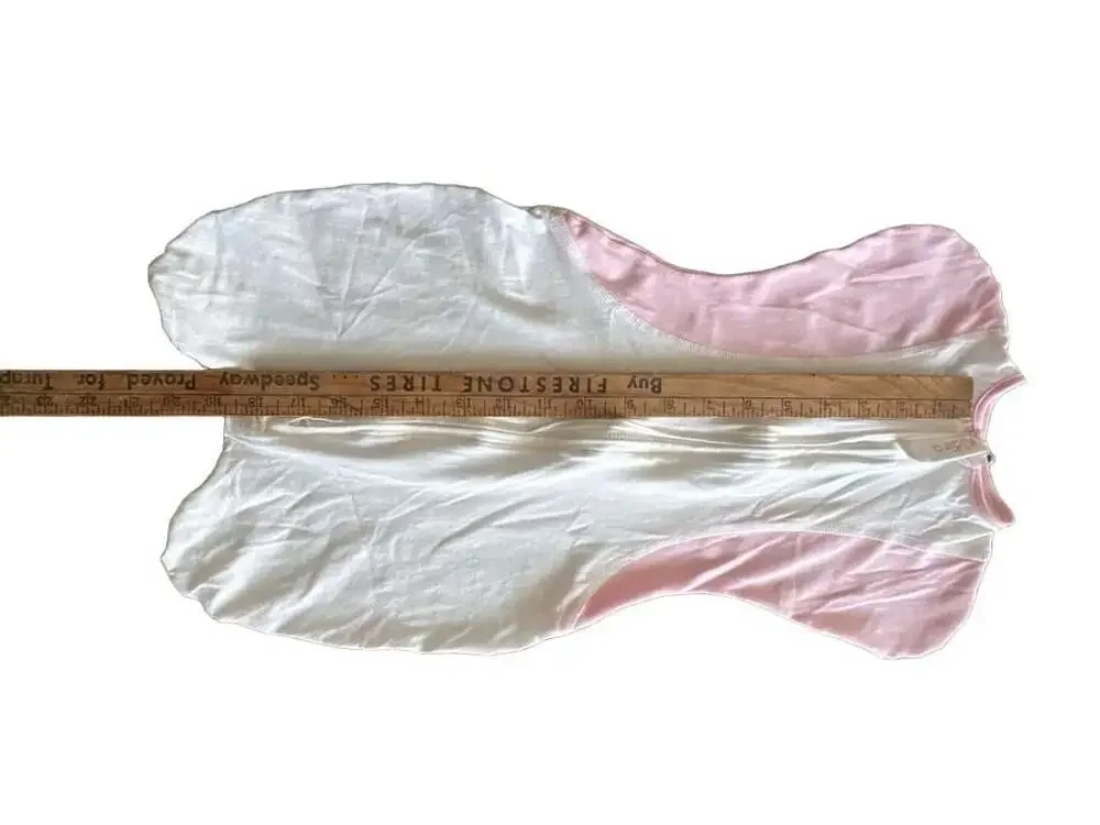Kidira Transitional Swaddle Sack Sleep Bag White Pink Size Small